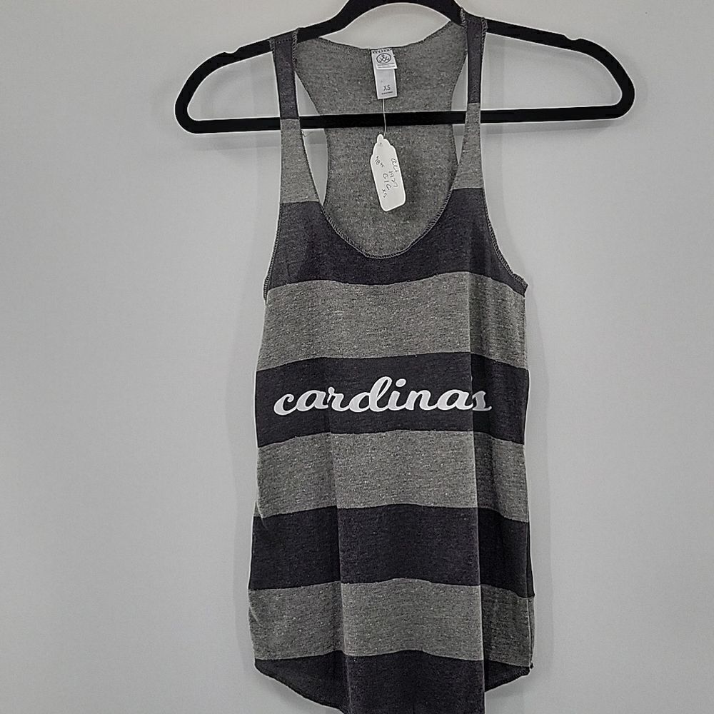 3 For$20 Alternative Gray&Black cardinals tank top size XS